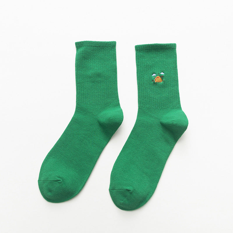 AnyWeather embroidered socks