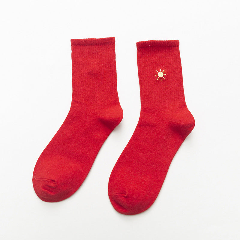 AnyWeather embroidered socks