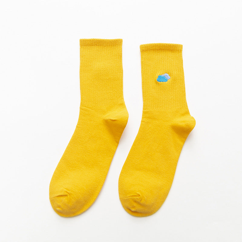 AnyWeather embroidered socks