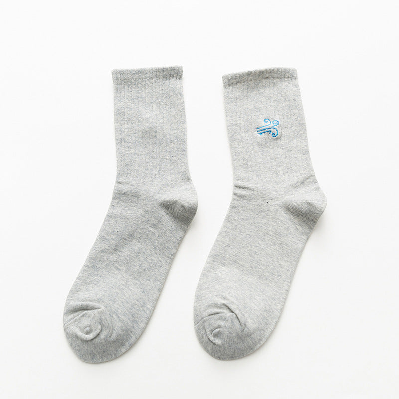 AnyWeather embroidered socks