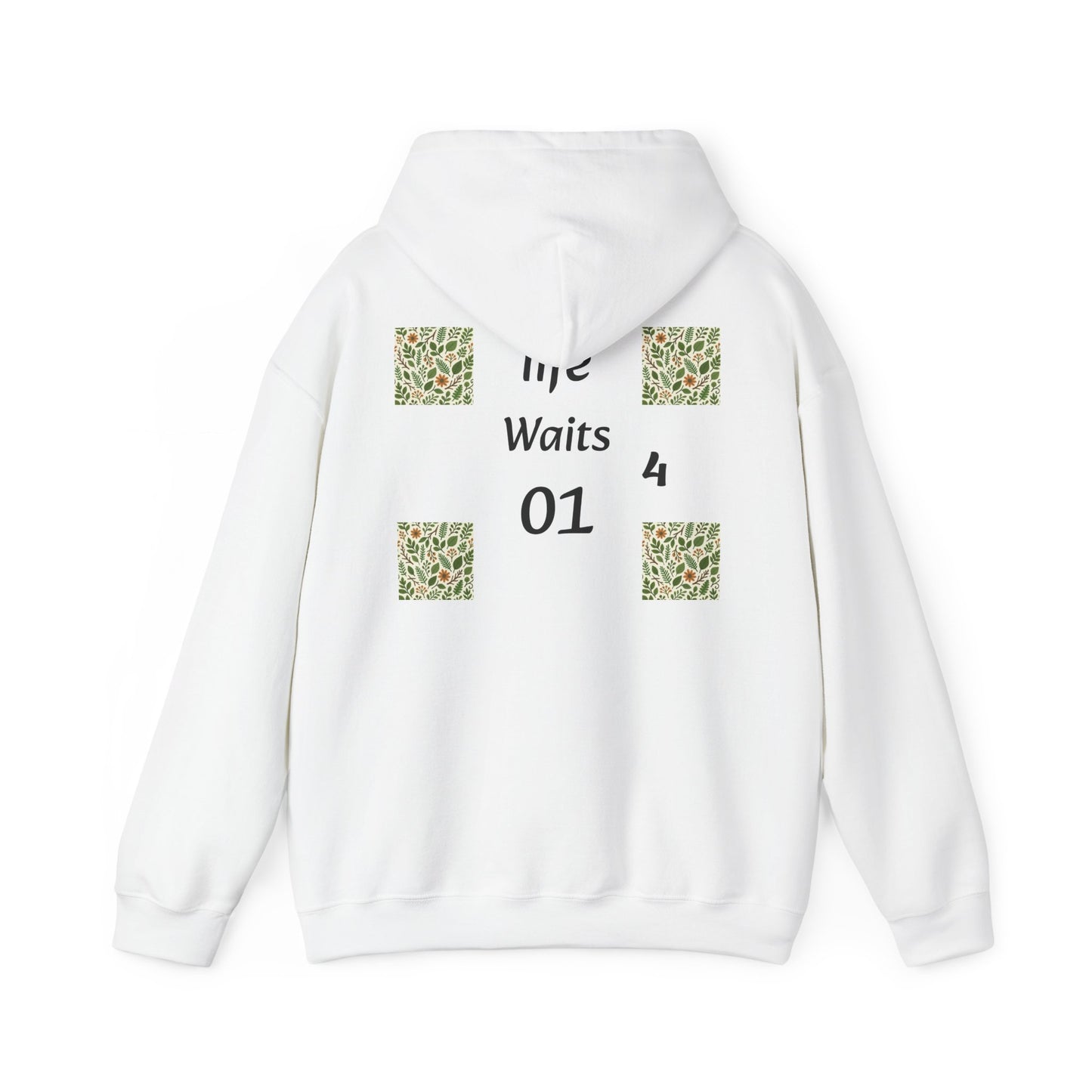 Any Weather Writing and Pattern Hooded Sweatshirt