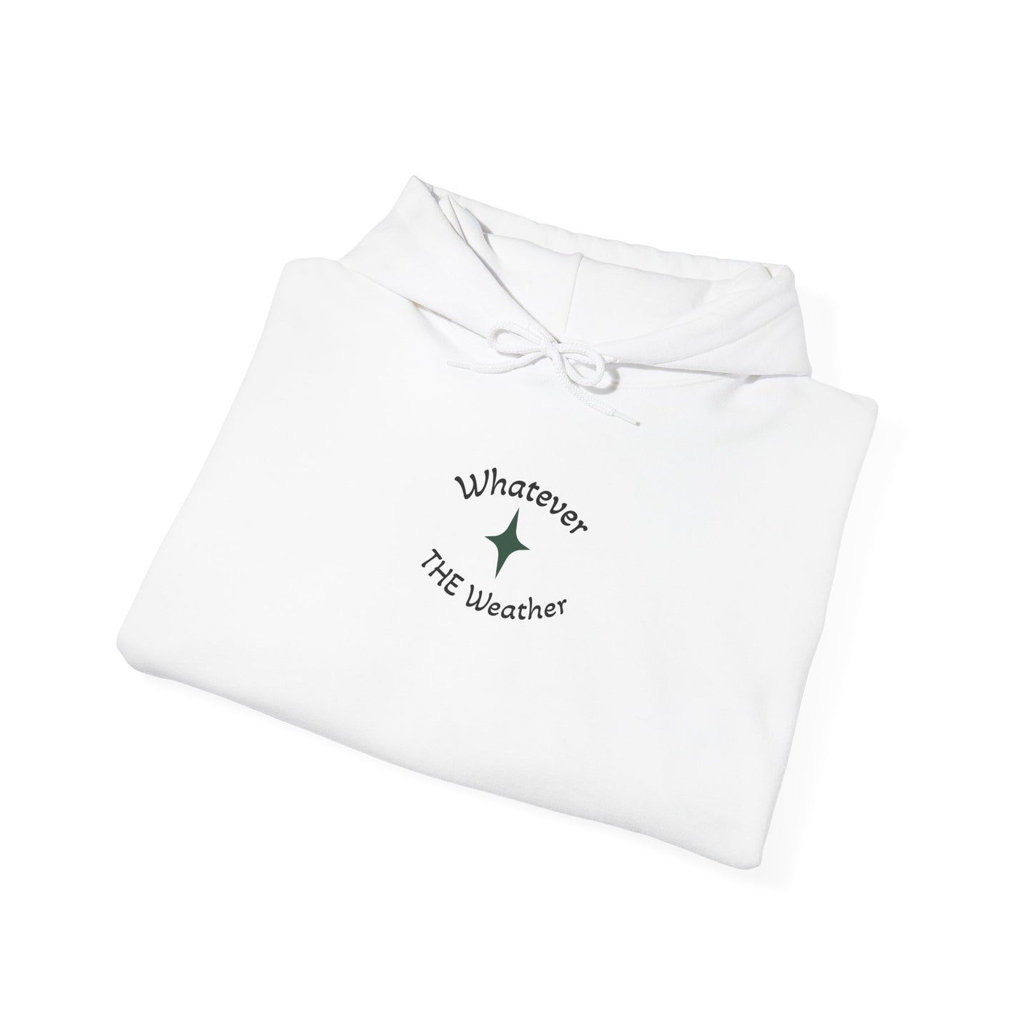 Any Weather Writing and Pattern Hooded Sweatshirt