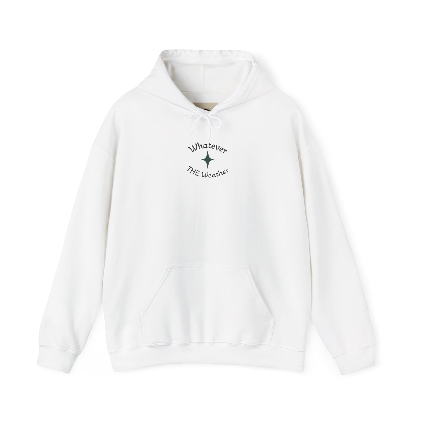 Any Weather Writing and Pattern Hooded Sweatshirt