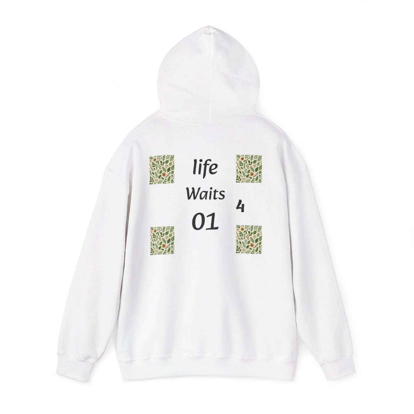 Any Weather Writing and Pattern Hooded Sweatshirt