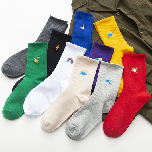 AnyWeather embroidered socks
